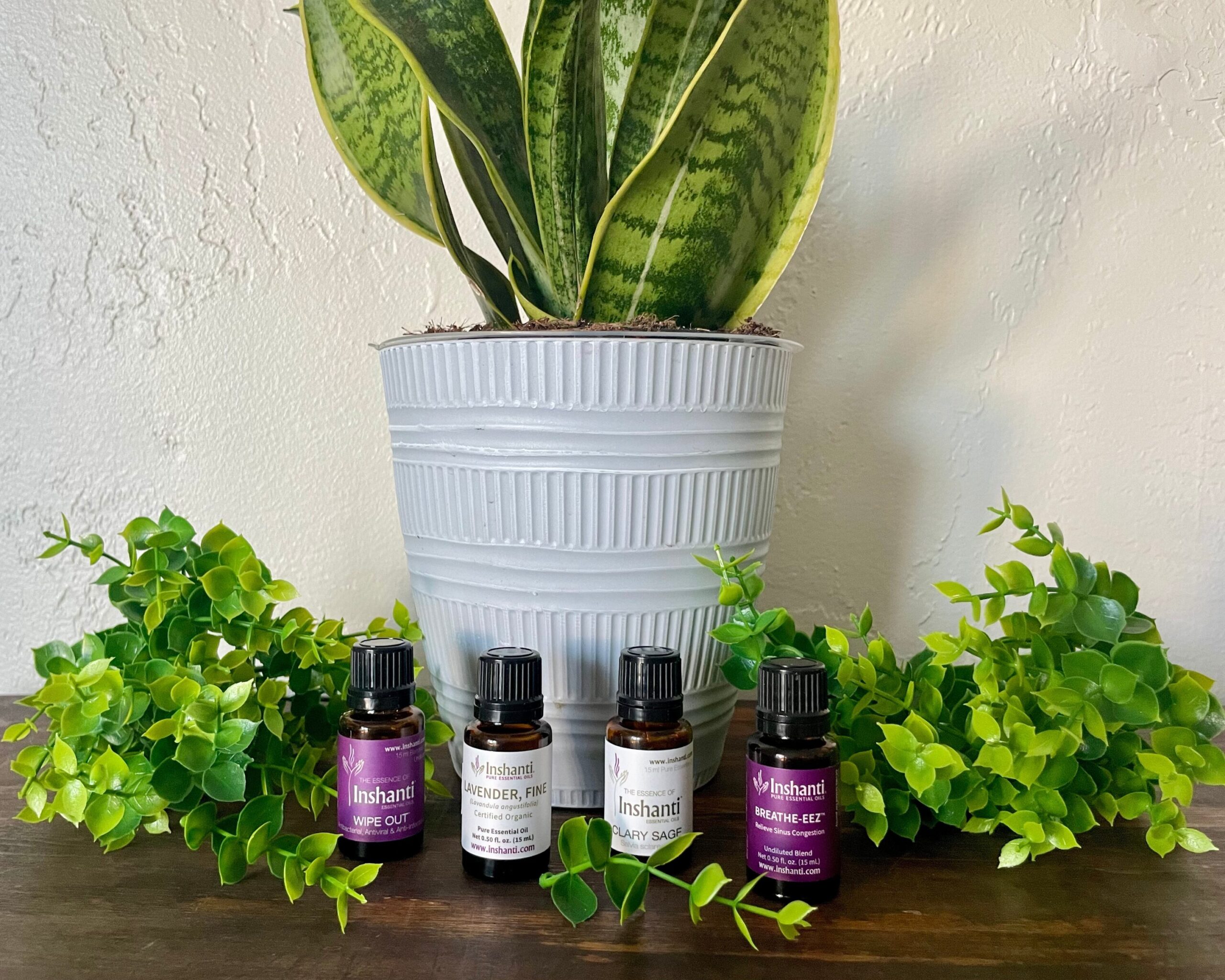 inshanti pure essential oils lavender organic clary sage blend
