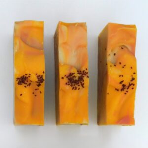 sweet orange hibiscus soap bar